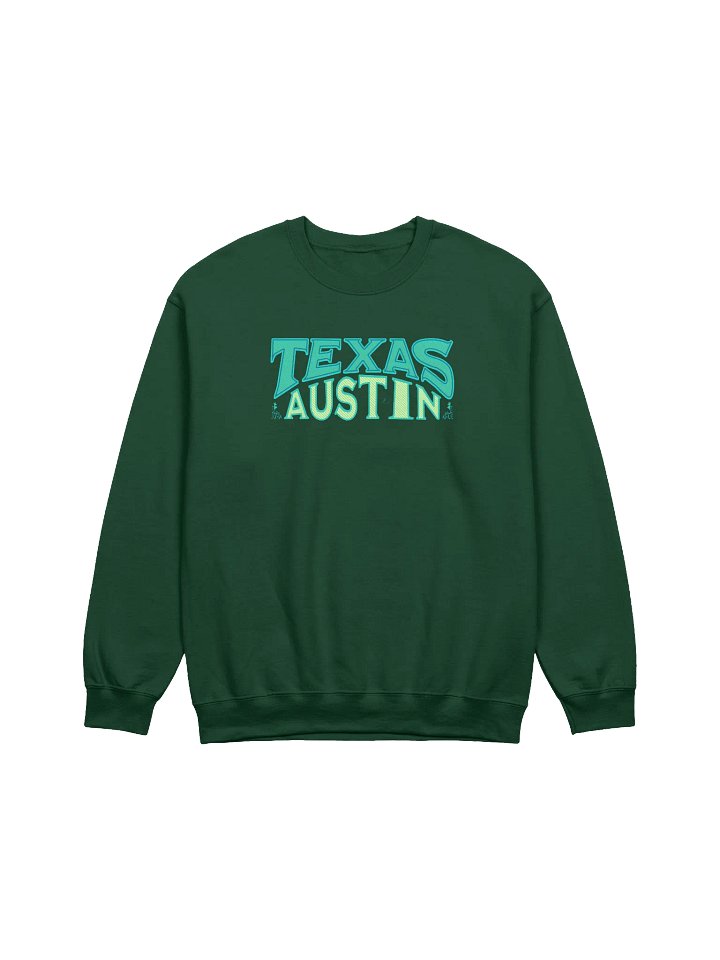 Texas Austin Vibes Unisex Crewneck Sweatshirt product image (1)