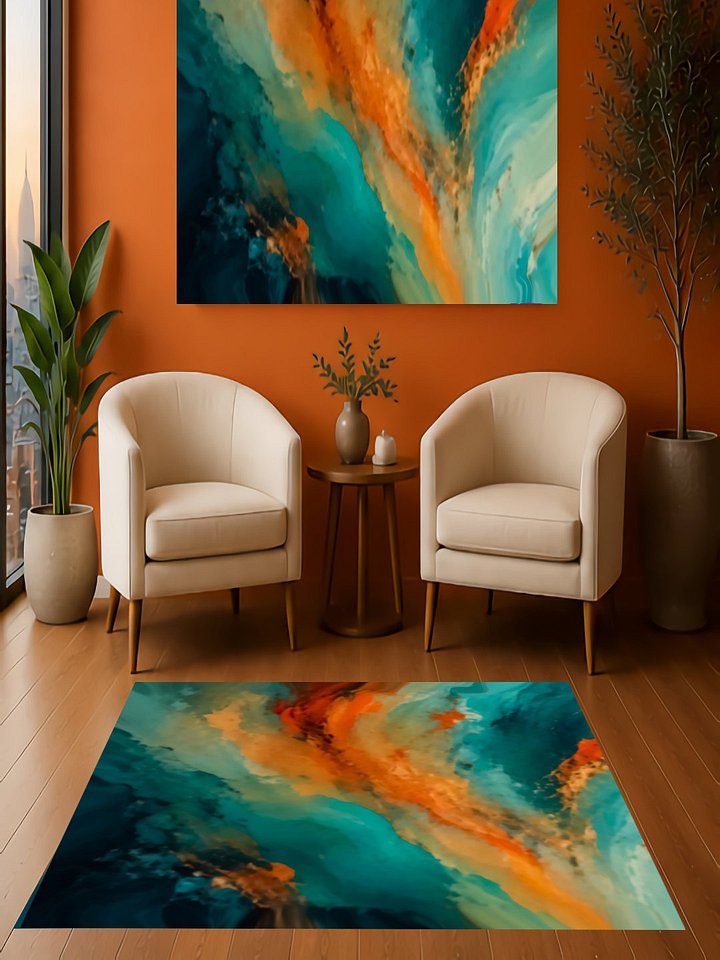 Turquoise and Orange Magic product image (7)
