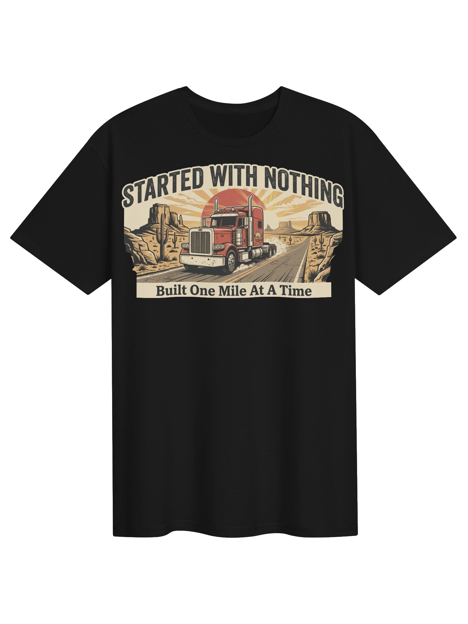 Started With Nothing Truck Tee product image (2)