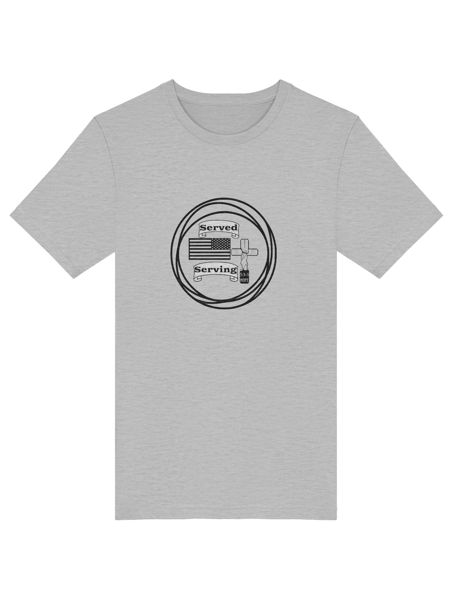 Served/Serving (front/back short sleeve tee) product image (5)