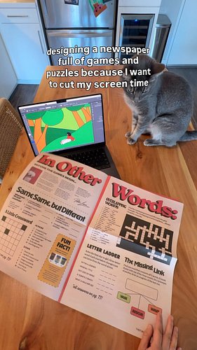 this month’s issue is a special edition with TWELVE pages of games and puzzles! thank u so much to elle, legally blonde 1 and...