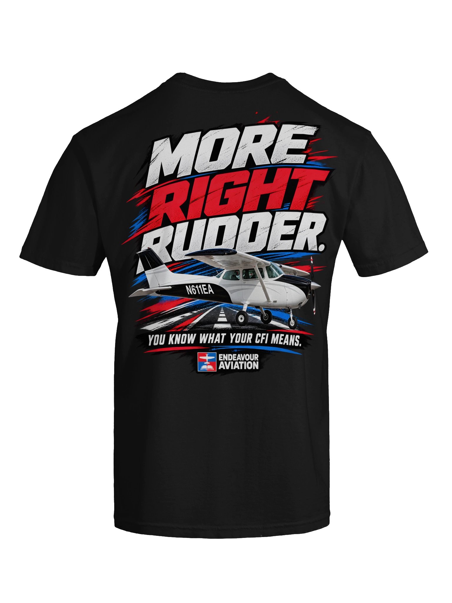 More Right Rudder. | Endeavour Aviation Premium Tee product image (11)