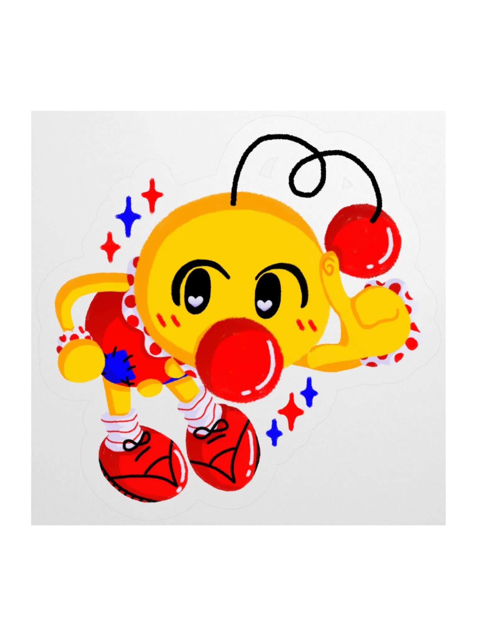 Boyoyoing Point Sparkles Flat Sticker product image (1)