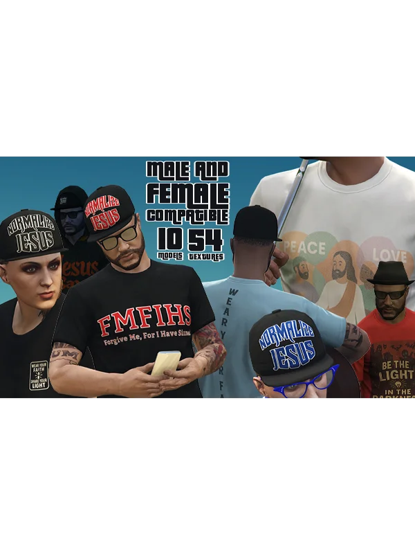PC - Fivem Clothing Asset: Wear Your Faith Package Collection product image (1)