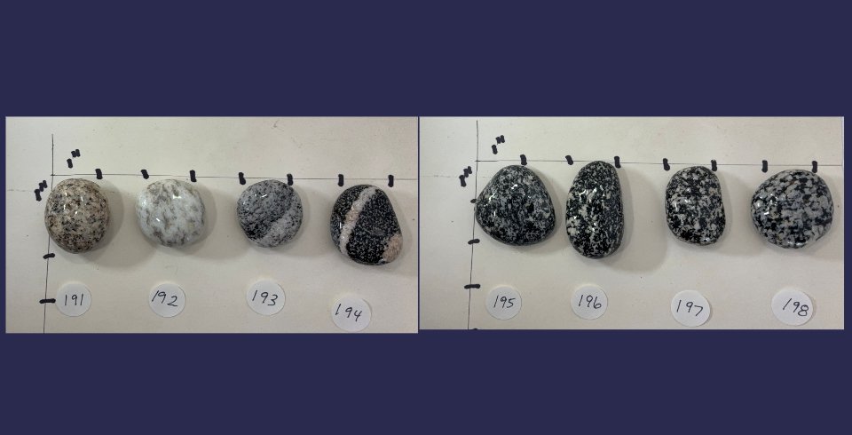 Lake Superior rock cabinet knobs blacks,greys,white,beige product image (6)