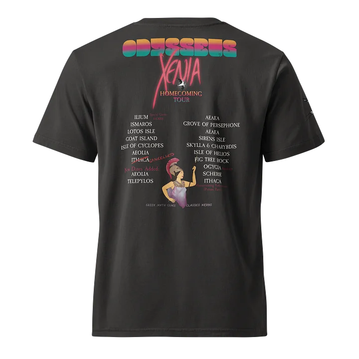 Odysseus Xenia Homecoming Tour retro band tee - unisex product image (2)