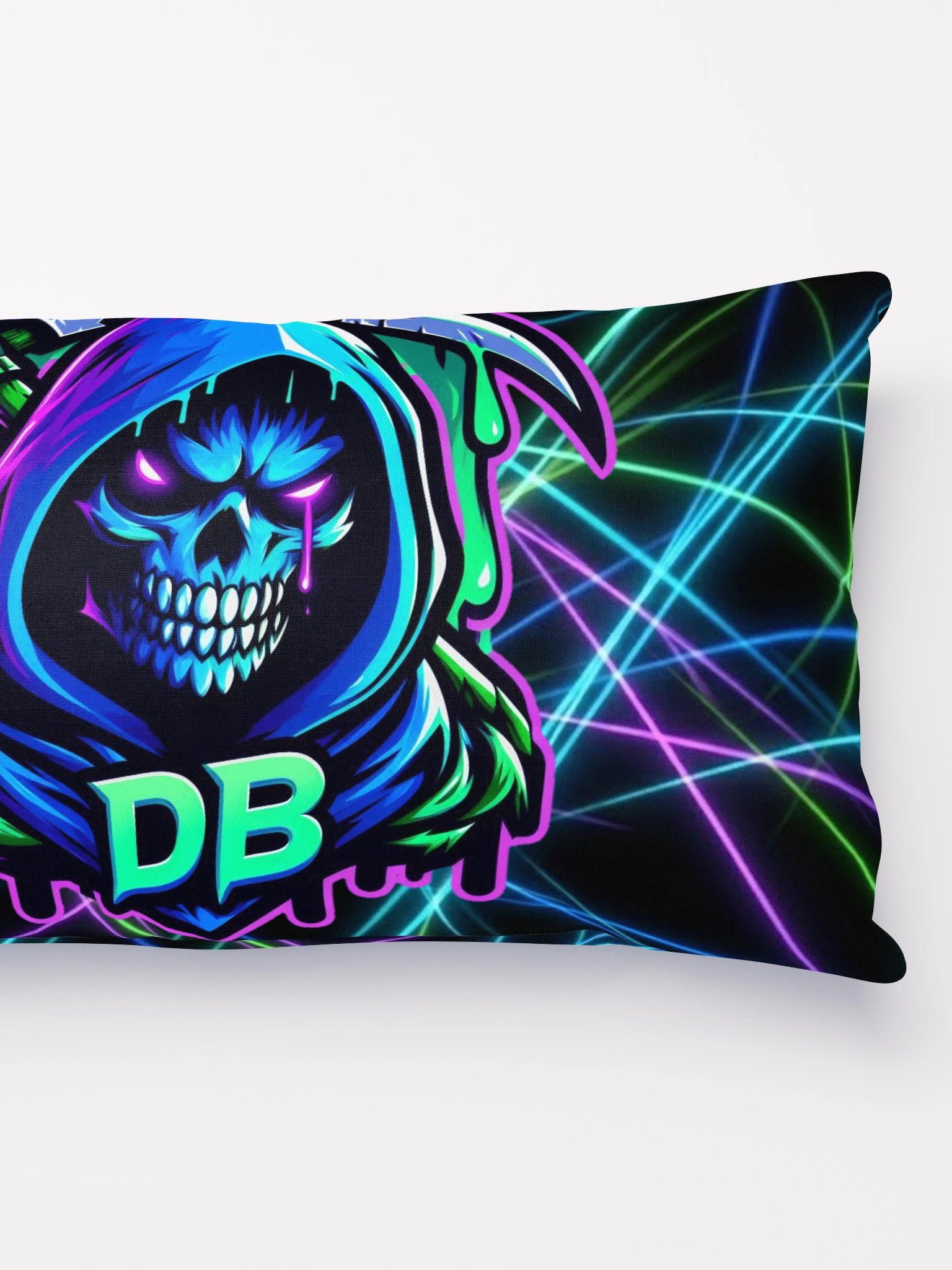 "Finger 'N' The Reaper" Premium Throw Pillow product image (1)