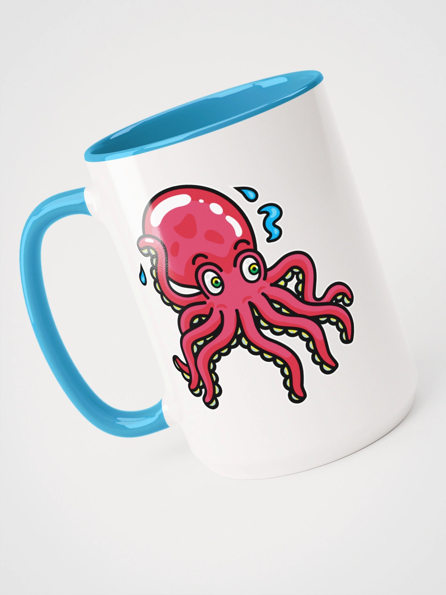 Blue Octo Cube Ft. Skull - Mug product image (5)