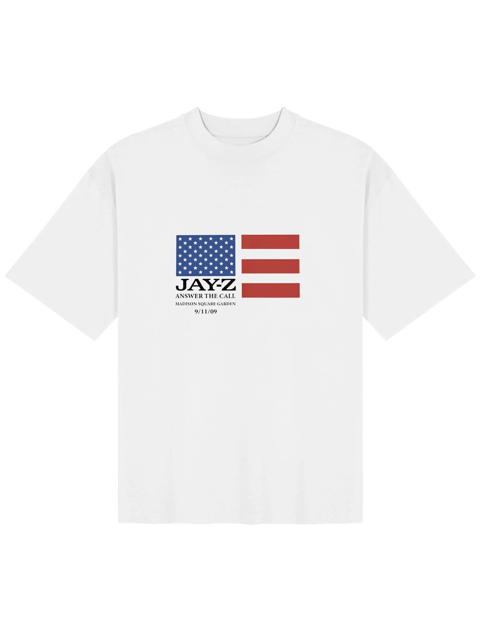 Jay Z Answer The Call Madison Square Garden 9 11 09 Shirt product image (112)