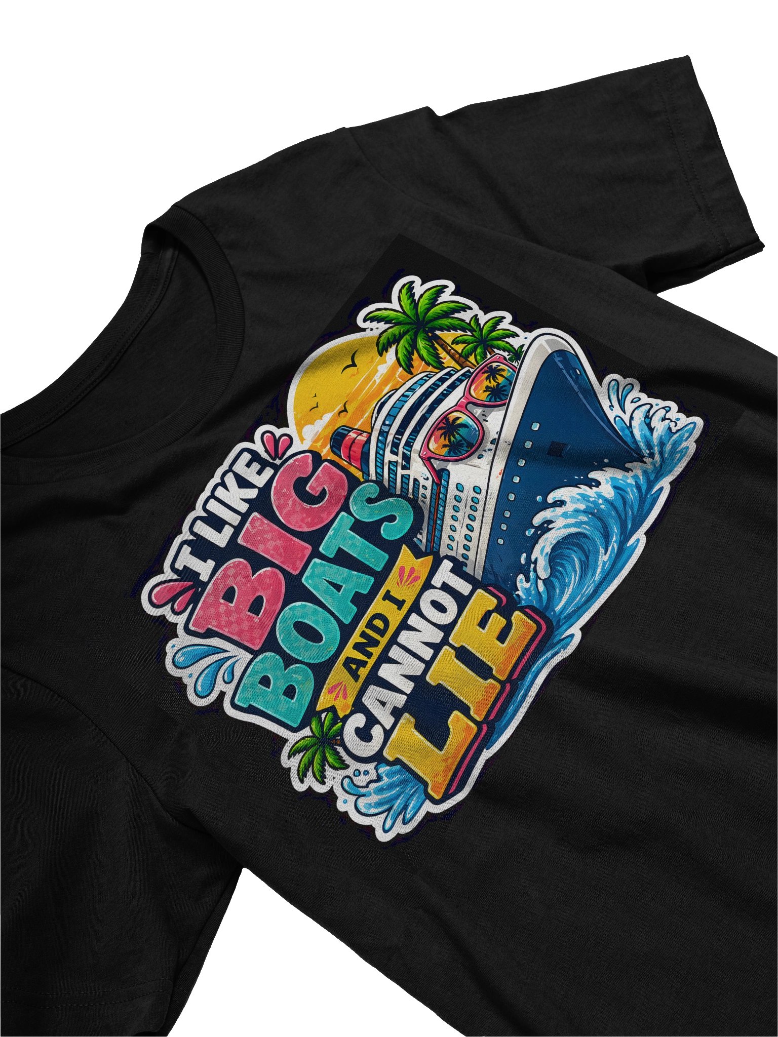 I Like Big Boats: Cruise T-Shirt product image (3)