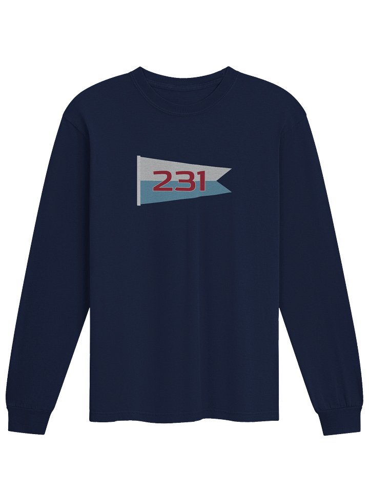 231 Blue Pennant Long Sleeve Tee product image (1)