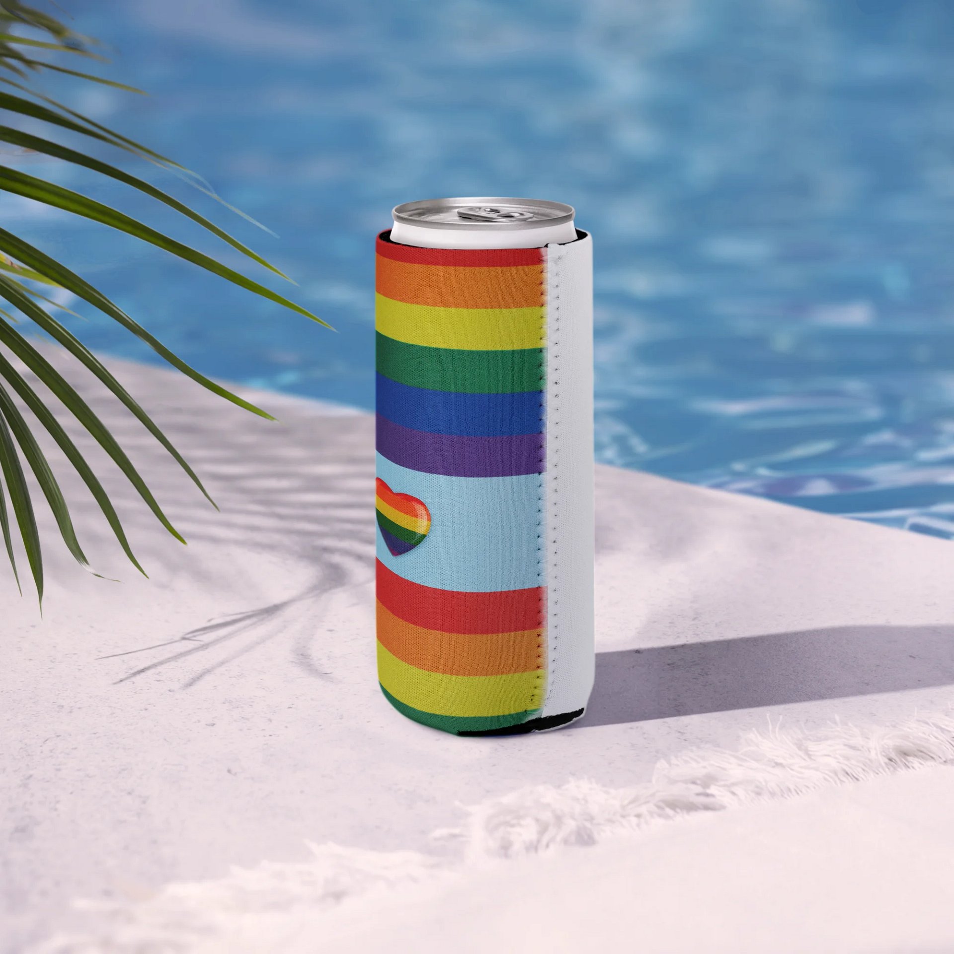 Pride Heart Can Cooler product image (6)