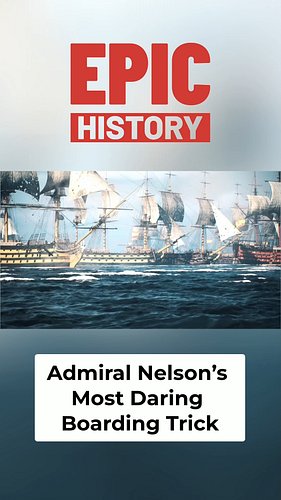Nelson’s Patent Bridge: the daring boarding maneuver that won two ships at once.
With his vessel damaged, Nelson gambled on a...