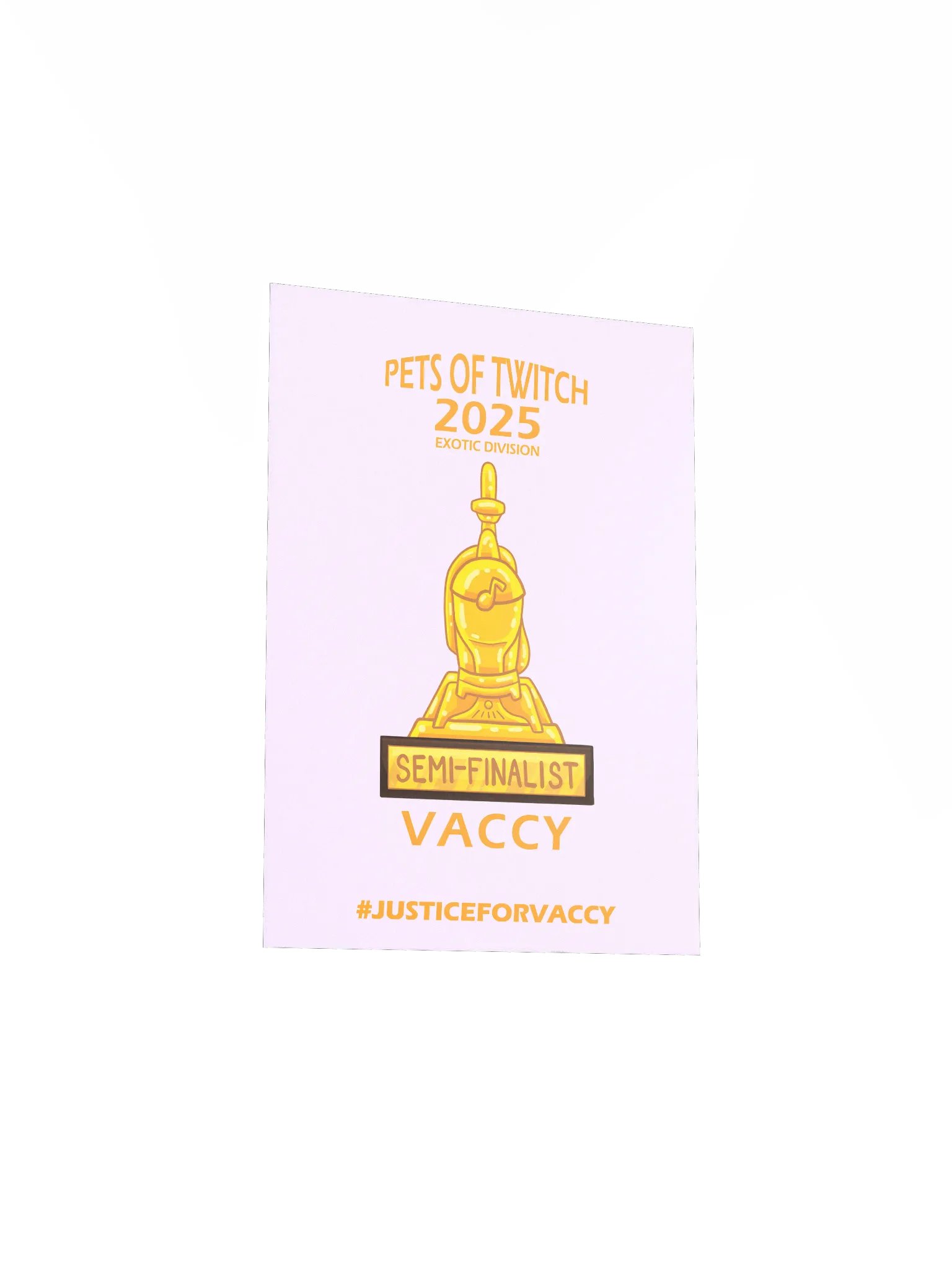 #JusticeForVaccy Print product image (3)