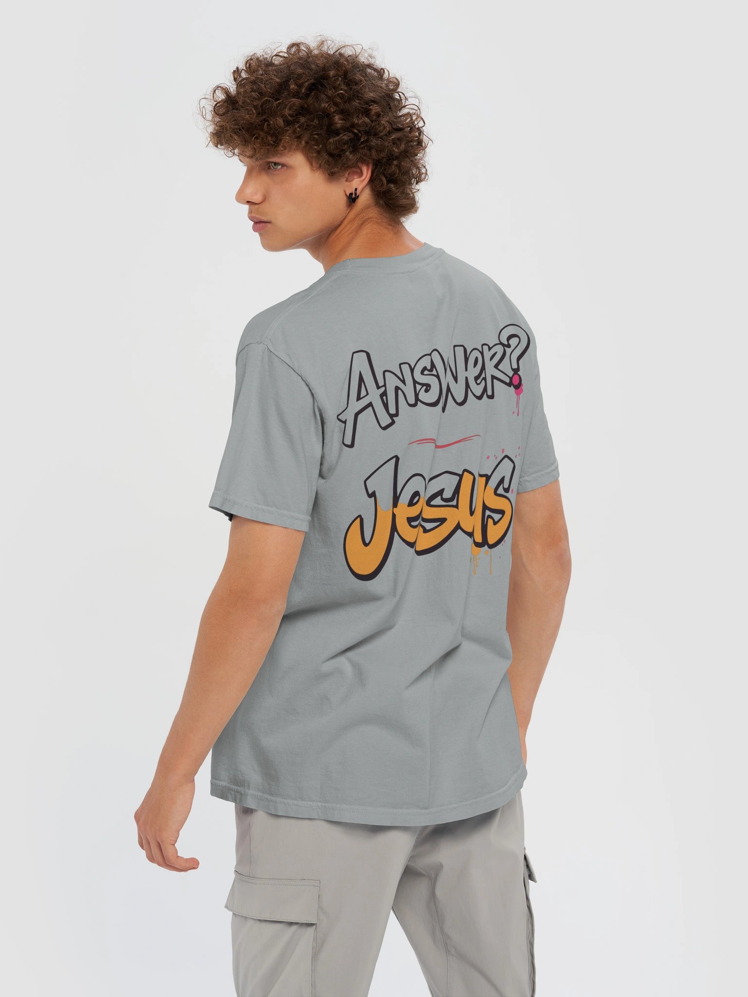 Jesus Answer Graffiti T-shirt product image (2)
