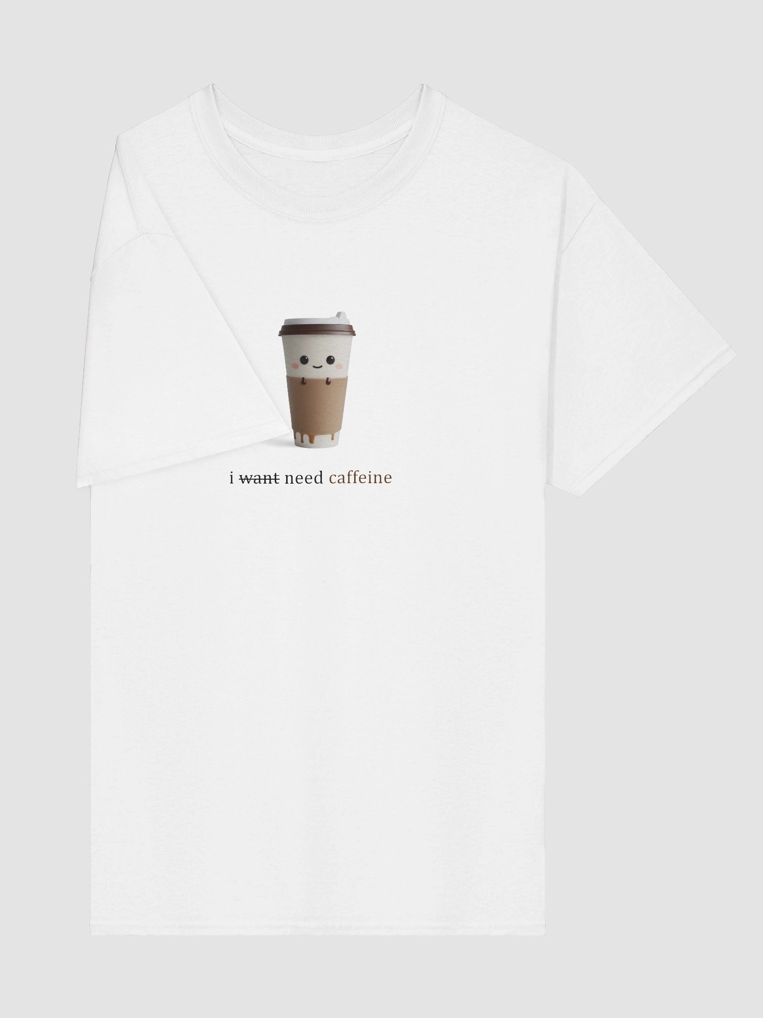 I need caffeine - women t-shirt product image (16)