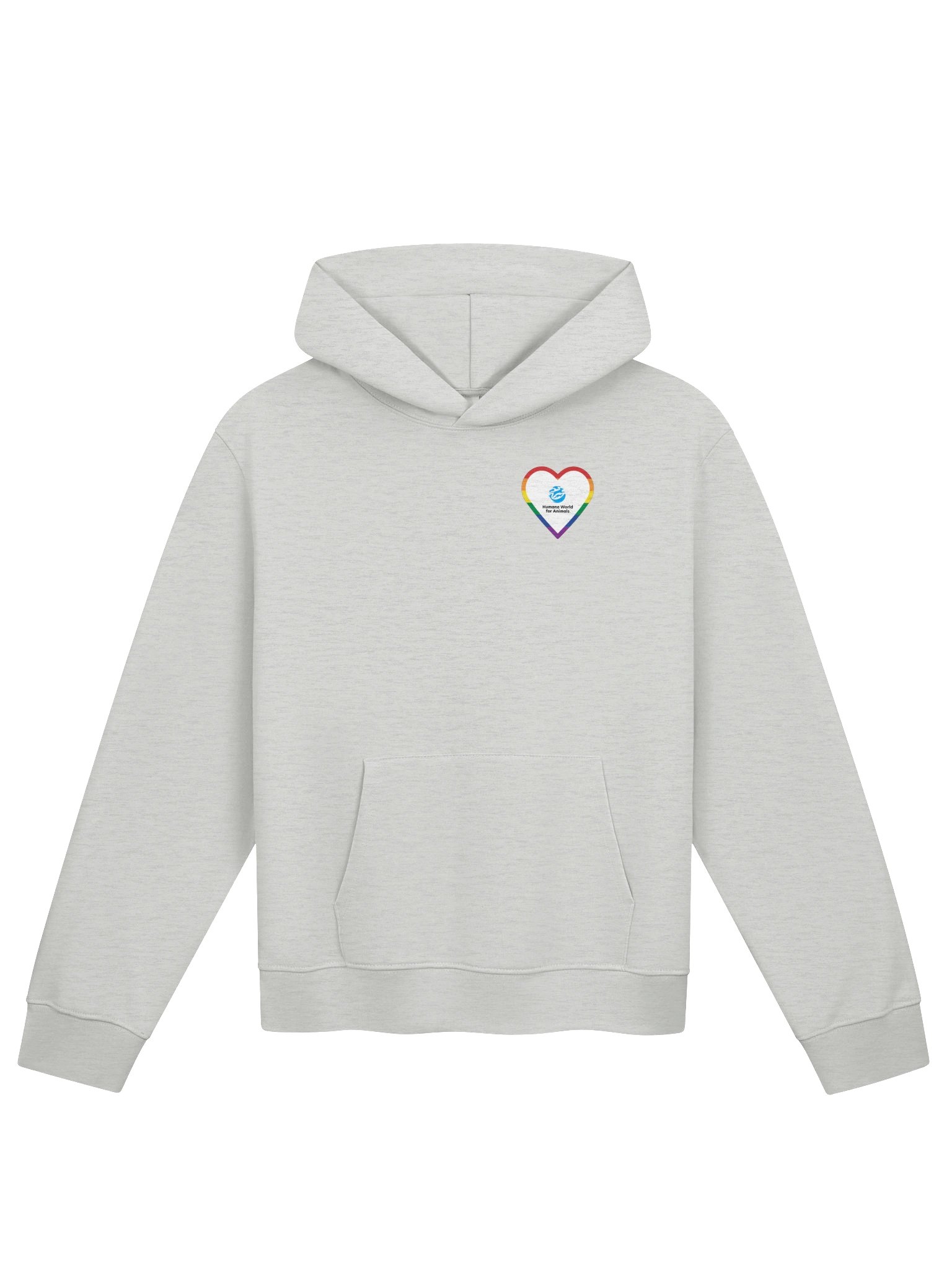 Humane World for Animals rainbow heart logo - Hoodie product image (1)