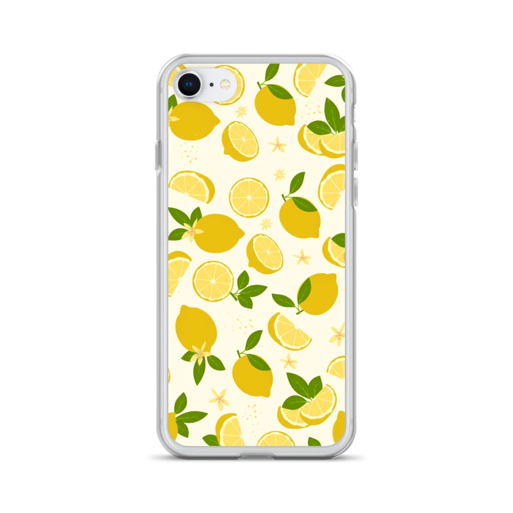 Lemon Tile Clear Case for iPhone product image (28)