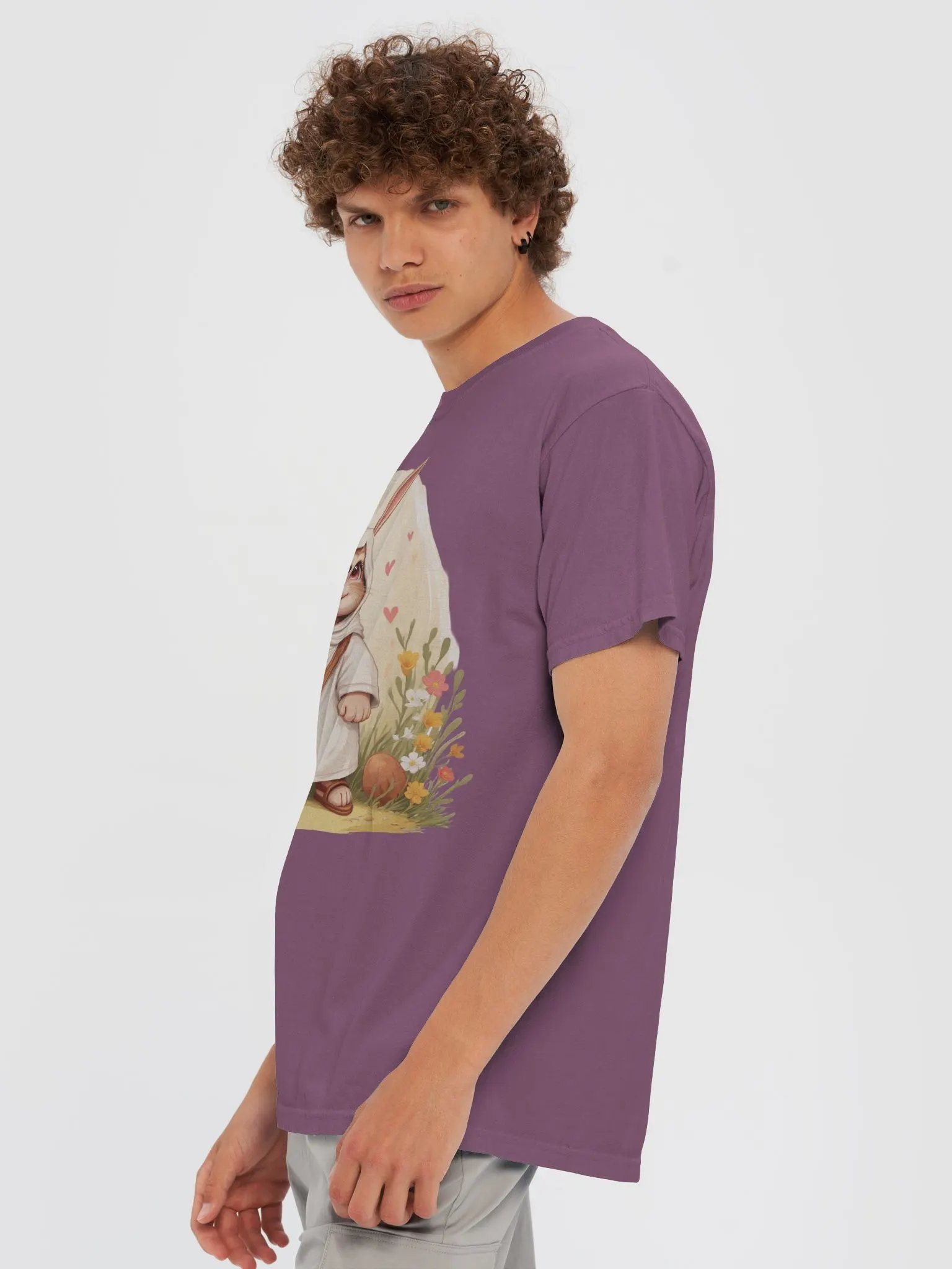 Easter Bunny Jesus Robe Tee product image (79)