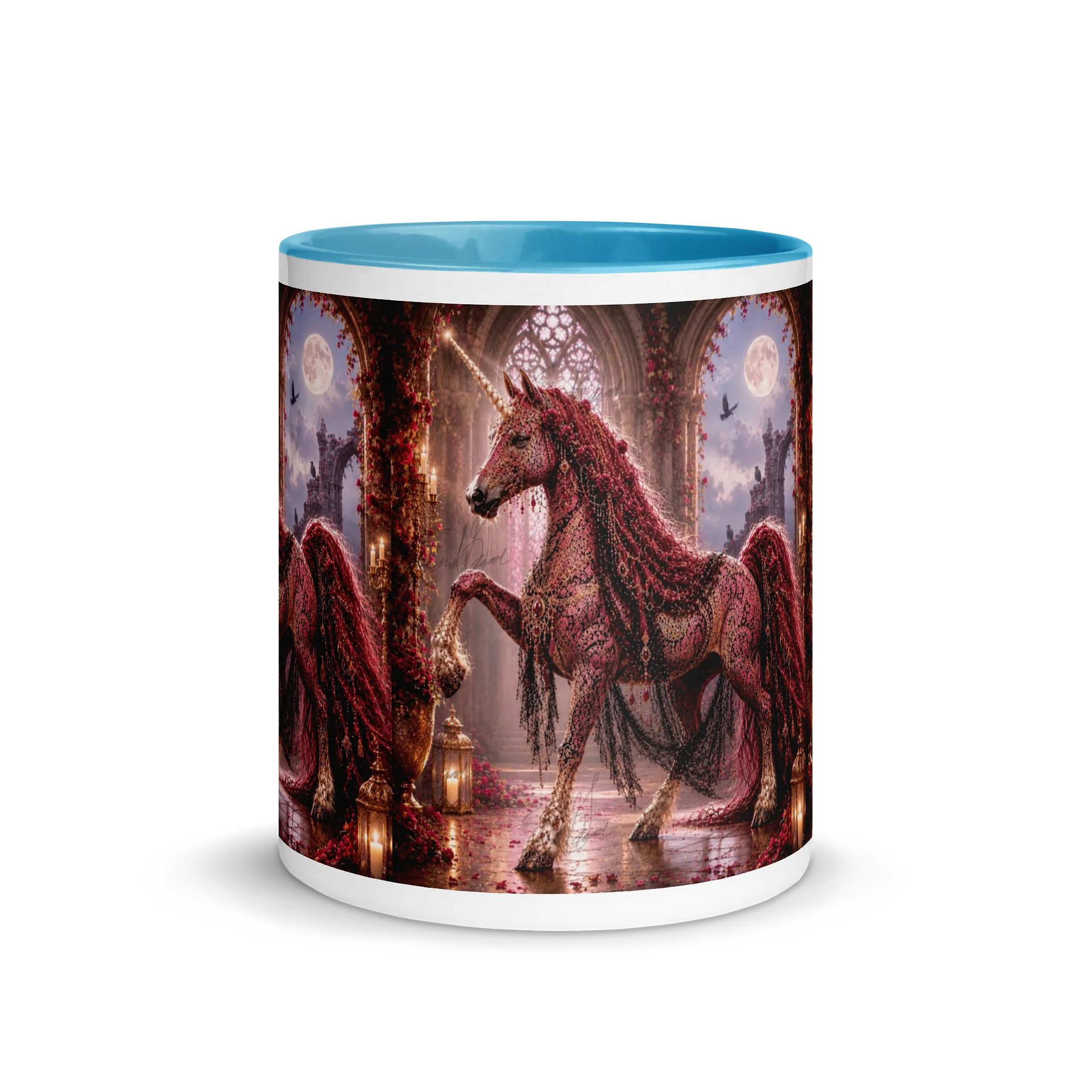 Red Retro Unicorn product image (3)