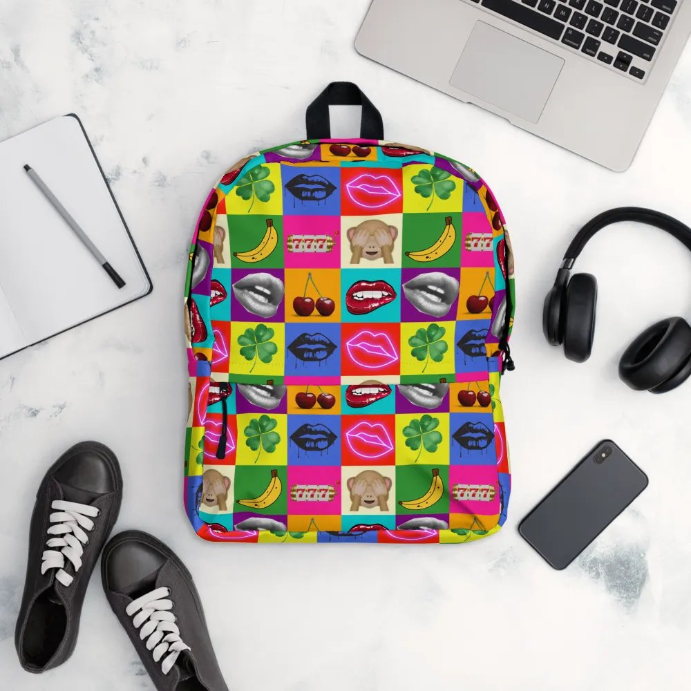 Vibrant Icons All-Over Backpack product image (12)