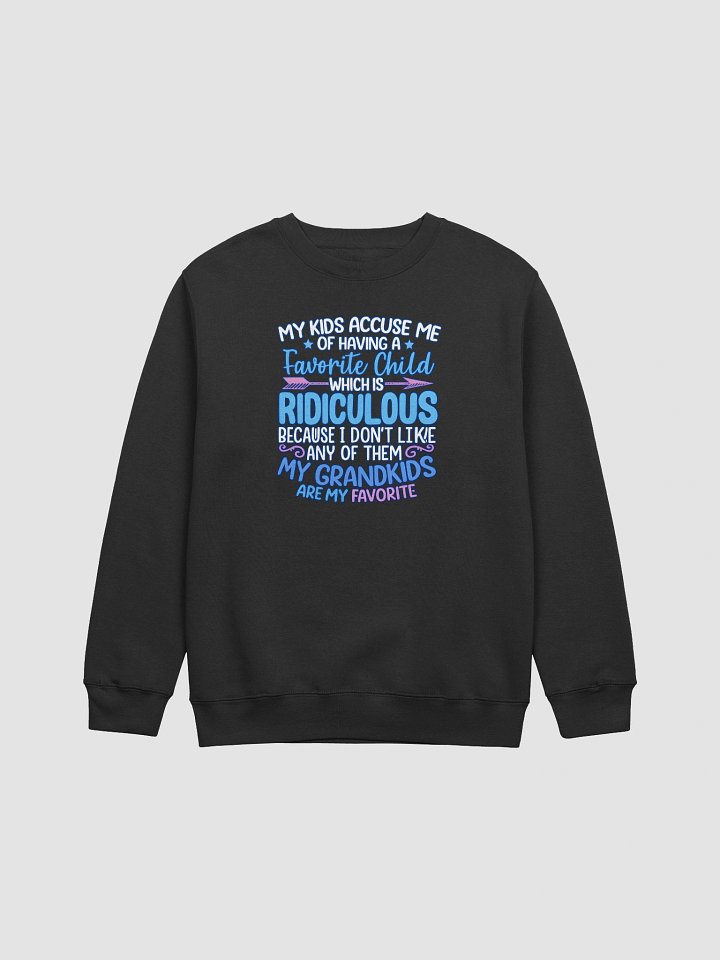 My Kids Accuse Me of Having a Favorite Child – Funny Cozy Grandparent Sweatshirt product image (1)