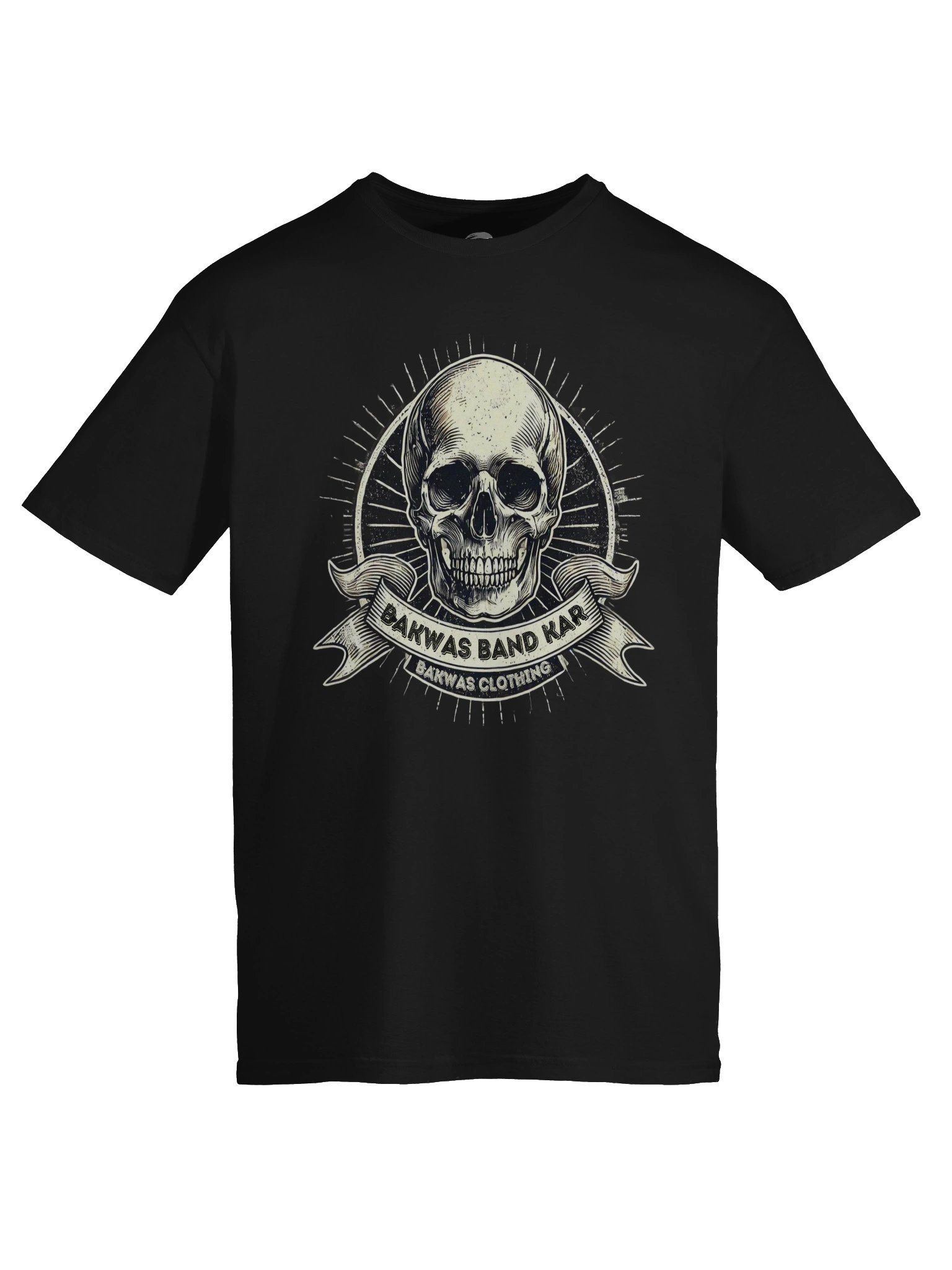 Bakwas Band Kar Skull Tee – Desi Graphic T-Shirt product image (9)