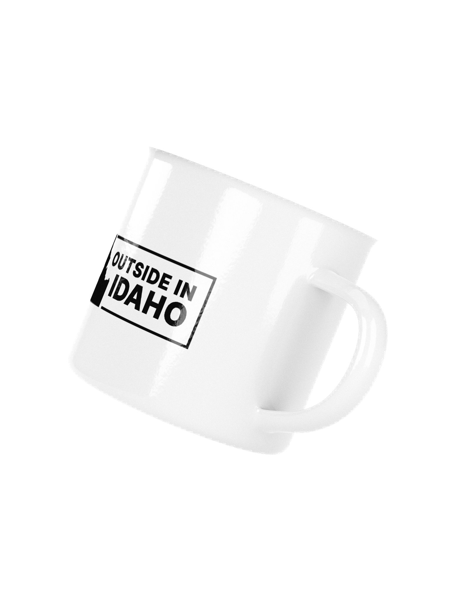 Outside in Idaho Enamel Mug product image (3)