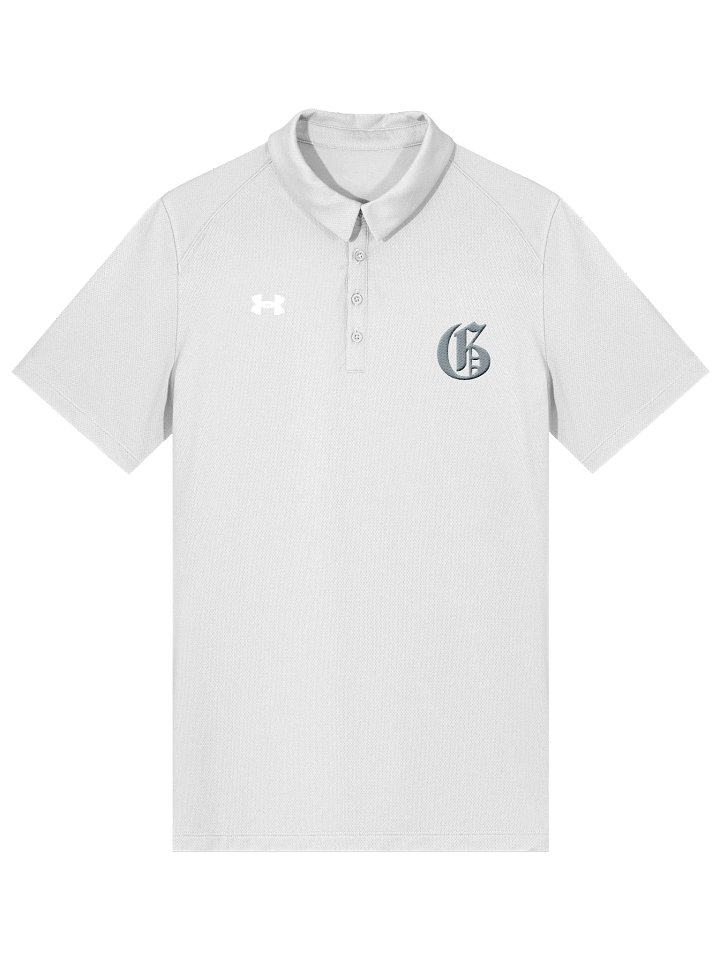 White Polo with Gray G product image (1)