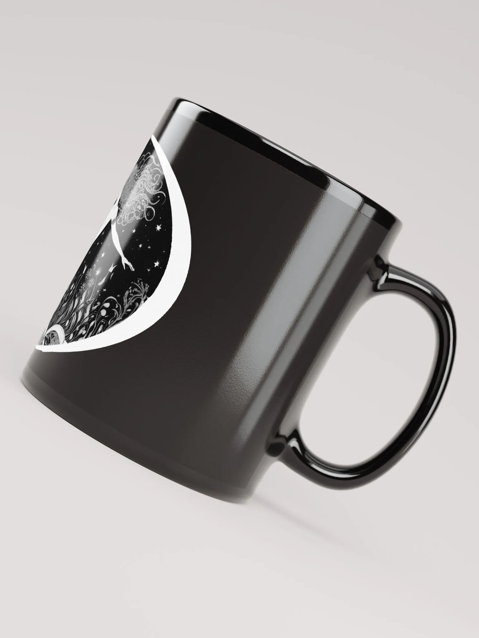 Elliptique - Black Glossy Mug product image (4)