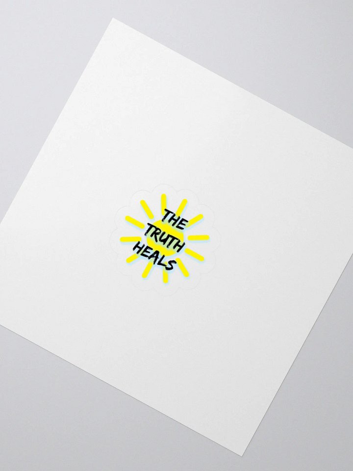 The Truth Heals Sunburst Stickers product image (2)