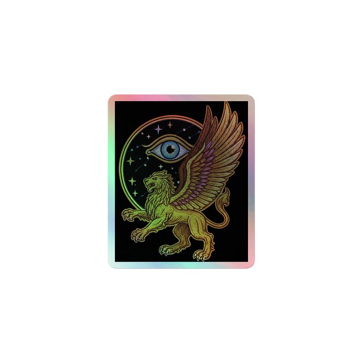 Celestial Griffin Holographic Sticker Sheet product image (1)