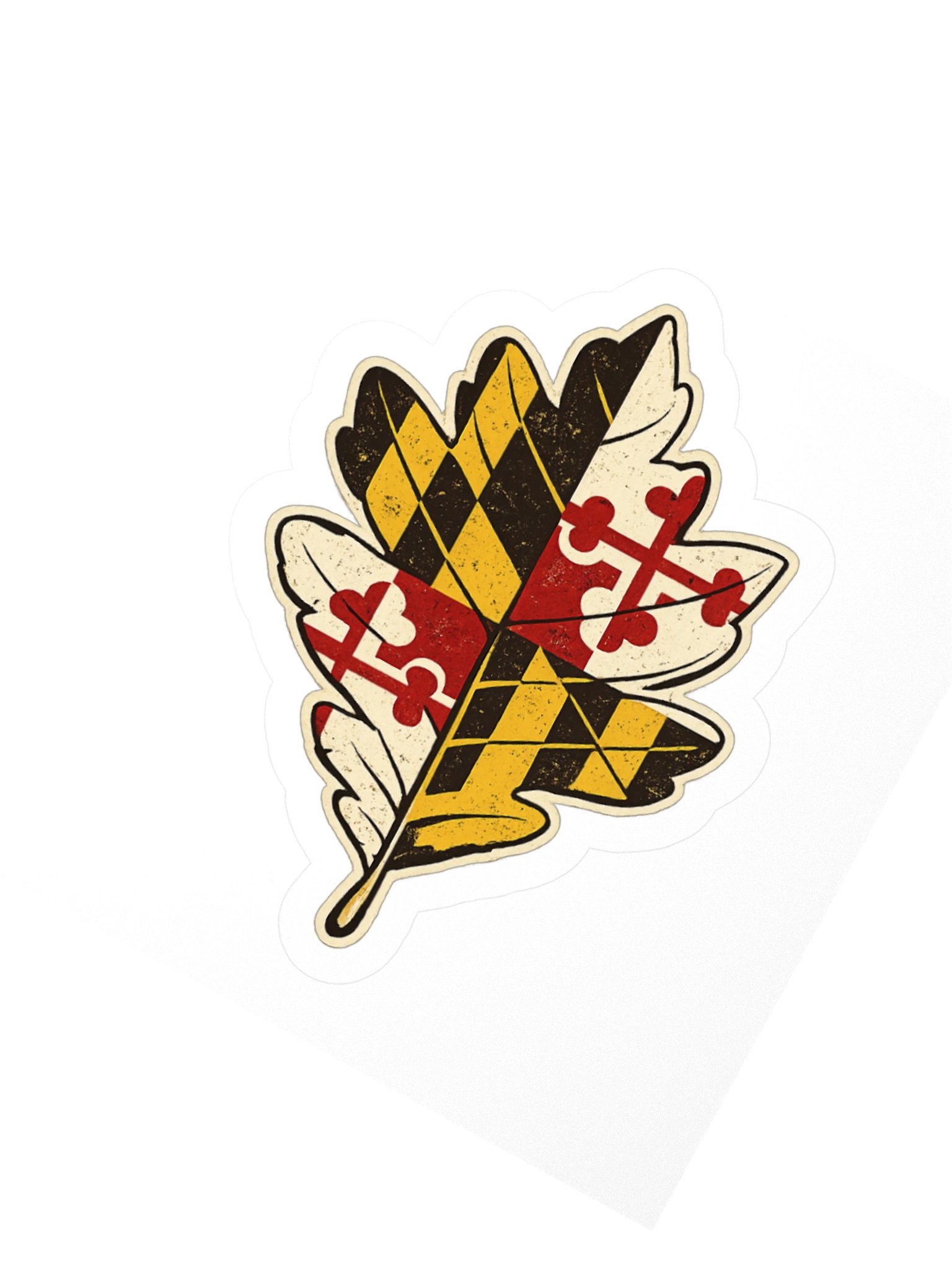 Maryland Maple Leaf Sticker product image (2)