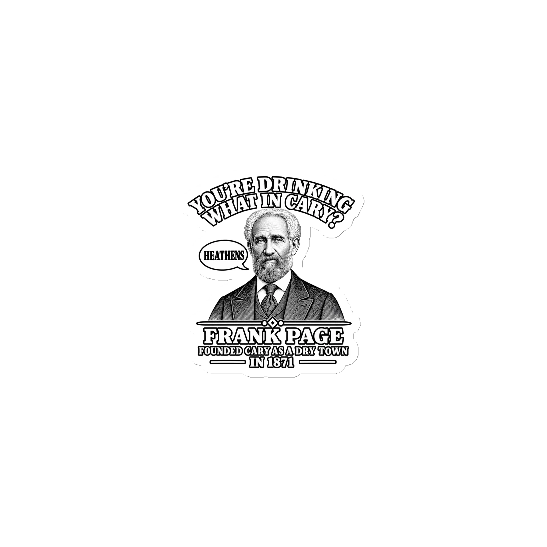 Frank Page Icon Die-Cut Magnet product image (2)