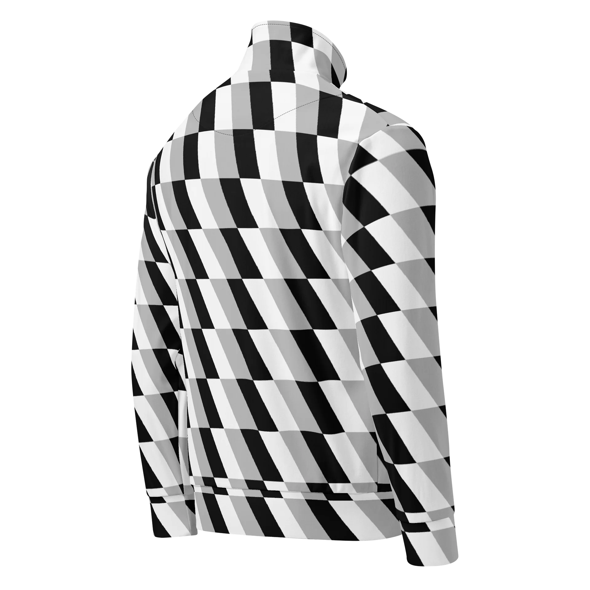 Monochrome Grid Track Jacket product image (2)