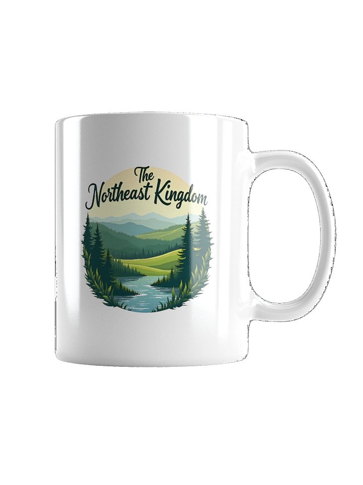Scenic Northeast Kingdom Landscape Design – Nature-Inspired Artwork Mug product image (4)