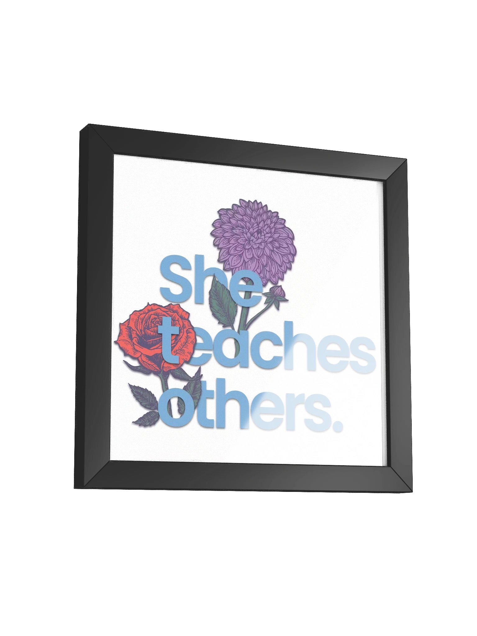 She Teaches Art Print product image (3)