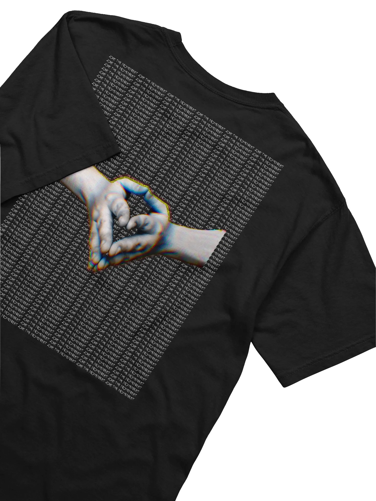 JOIN THE MOVEMENT - Black Tee product image (4)