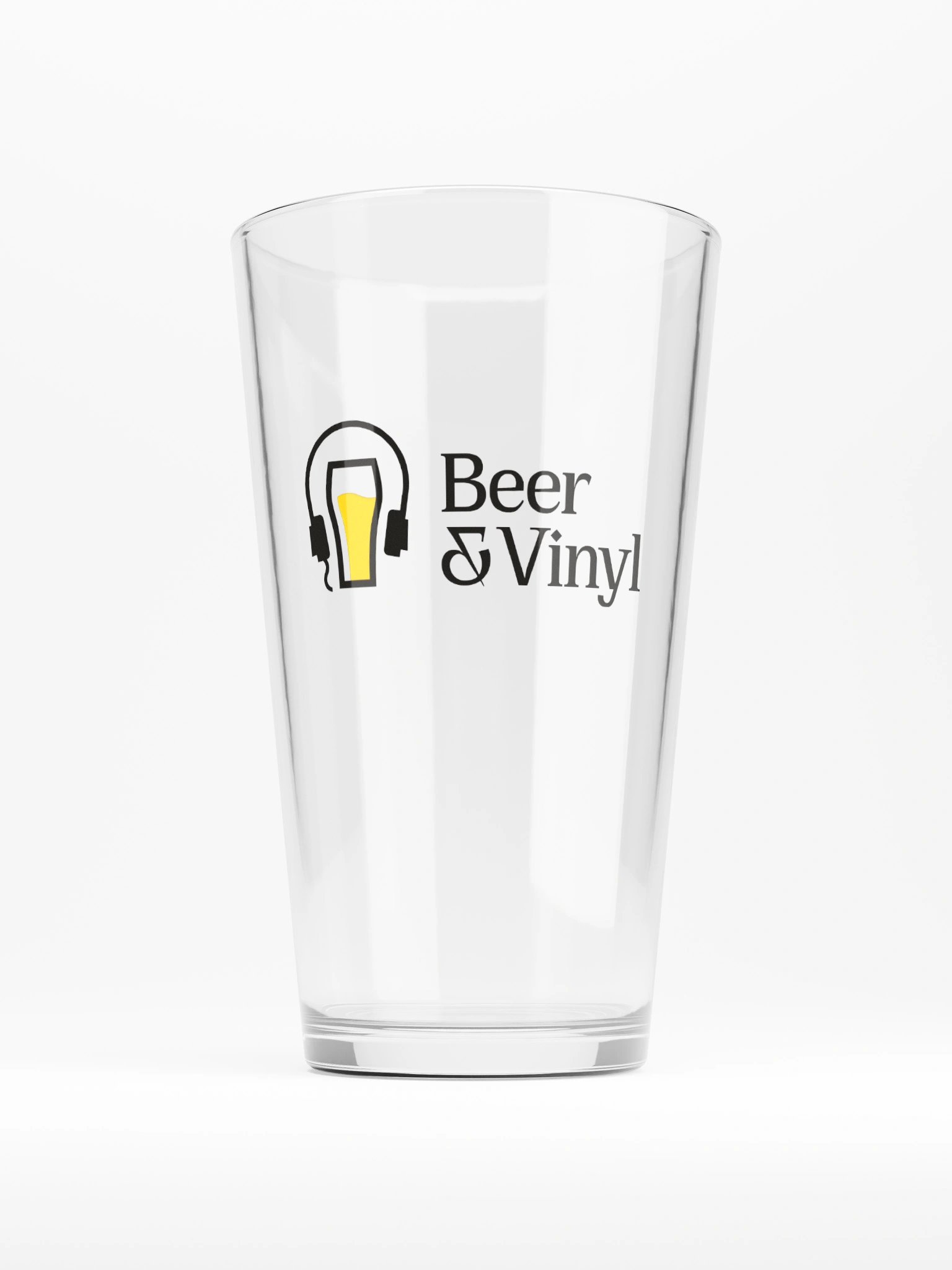 Beer & Vinyl Pint Glass product image (1)