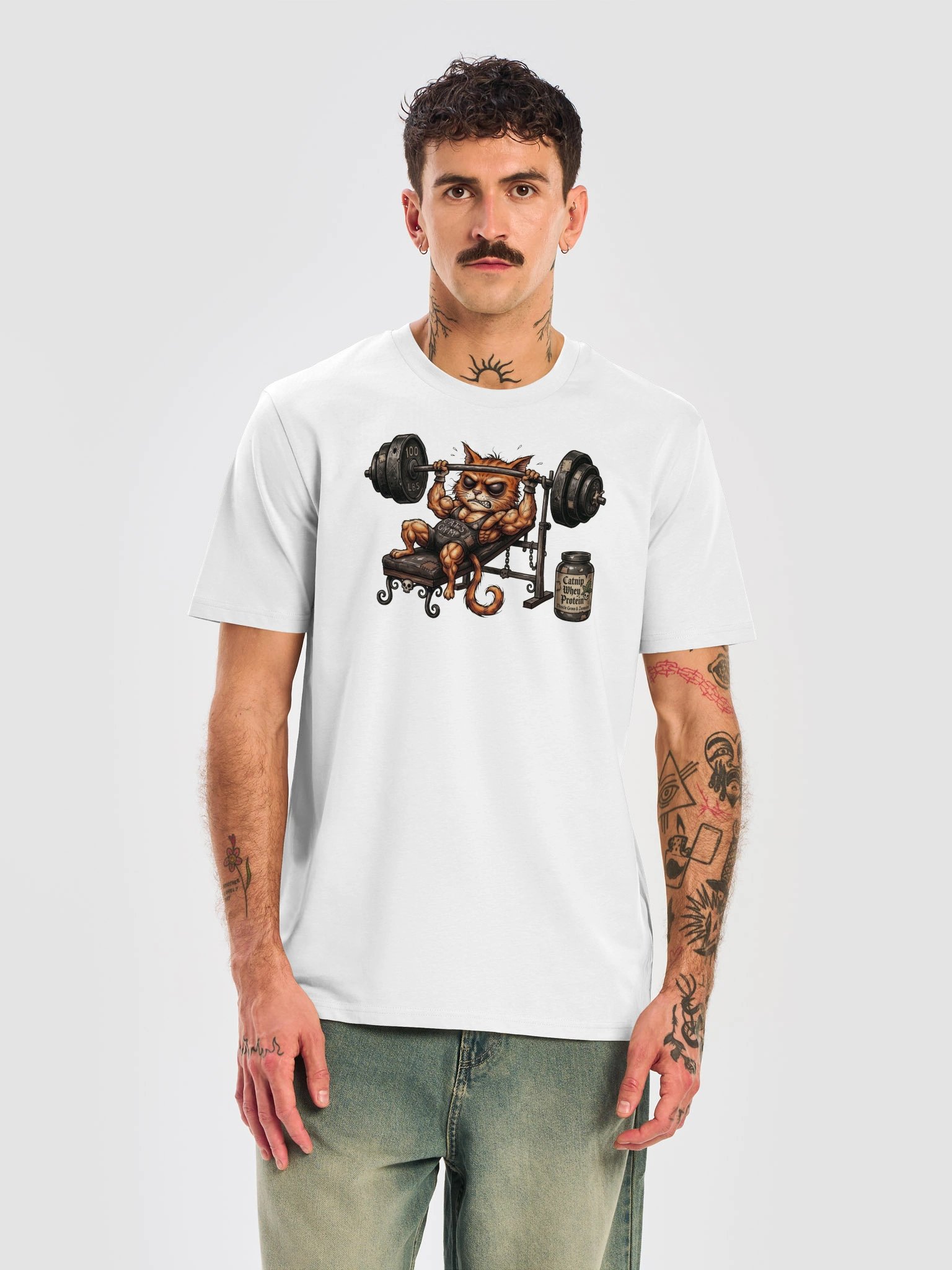 Gym Bench Press T-shirt product image (4)