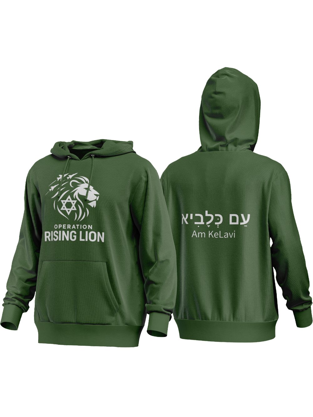 "OPERATION RISING LION" (WHITE EMBLEM) Hoodie product image (21)