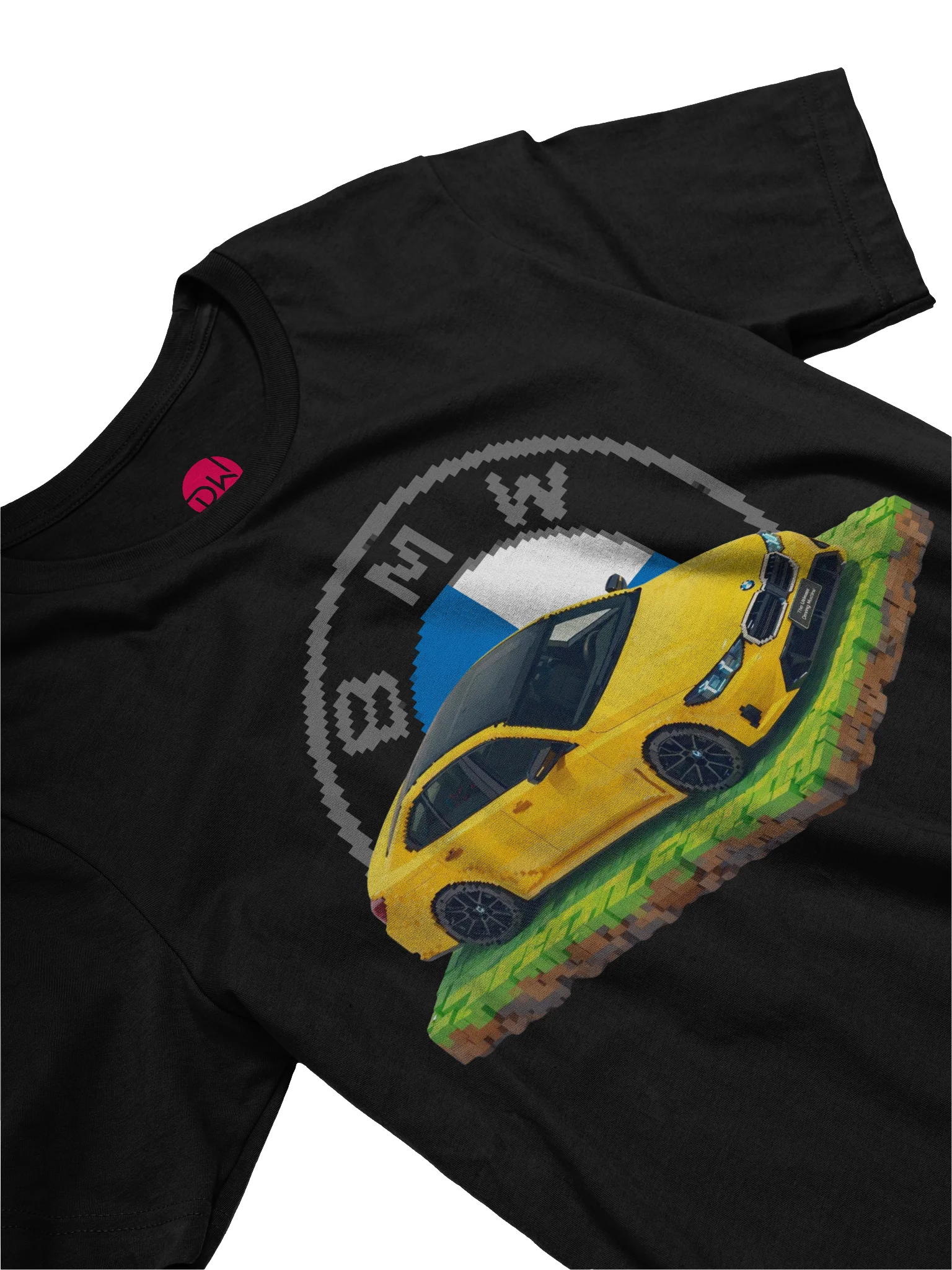 Speed Yellow BMW M5 Shirt (Pixel, Retro, Minecraft) product image (25)