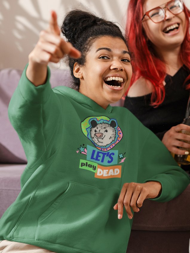 Let's Play Dead classic hoodie product image (1)