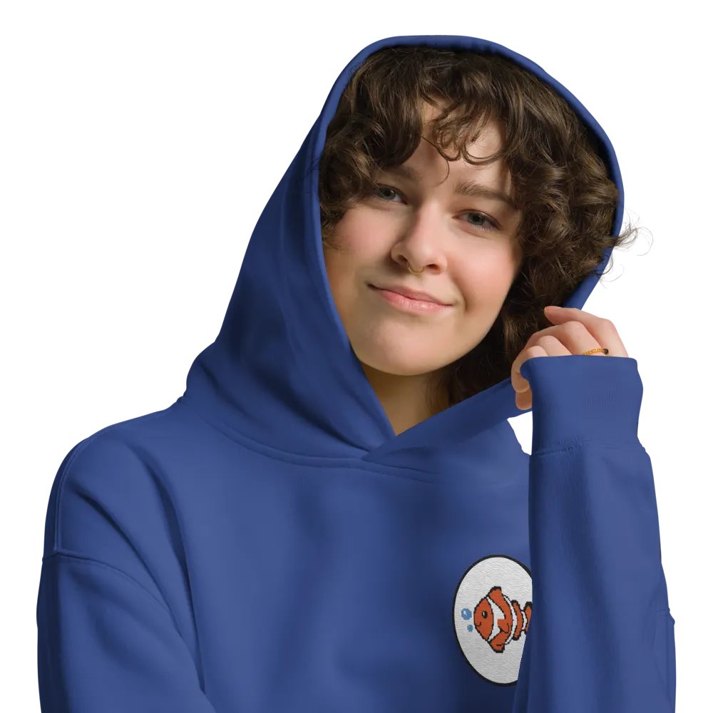 Clownfish TV Embroidered Unisex Oversized Hoodie product image (19)