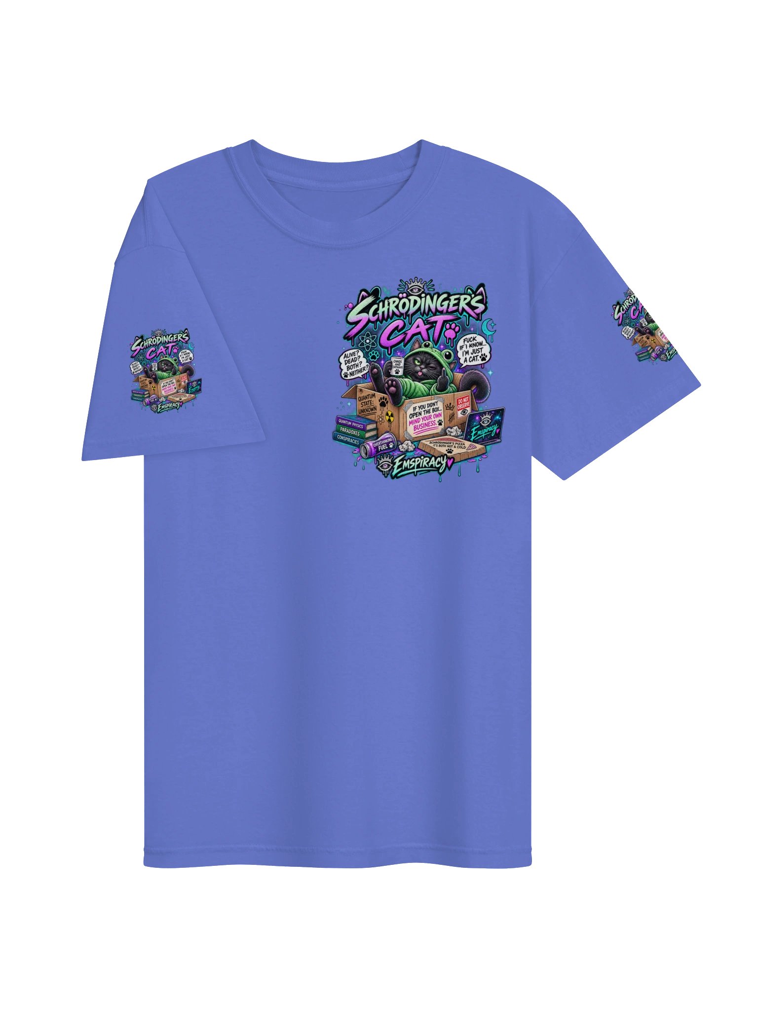 😂💚 SCHRÖDINGER’S CAT FUCK KNOWS… I’M JUST A CAT. 🐈‍⬛🐸 product image (97)