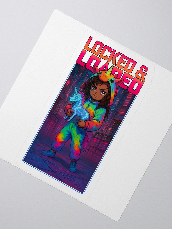 Locked & Loaded - Retro UnicornKid Cyberpunk product image (5)