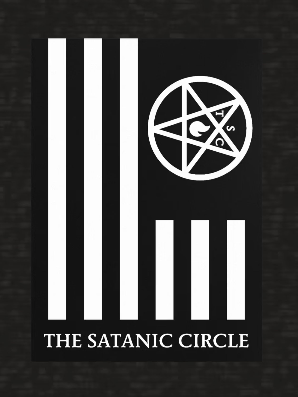 The Satanic Circle - Flag Poster product image (1)