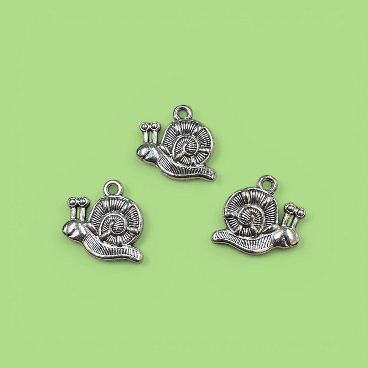 Snails in Silver Whinny Winners Braid and Bridle Charms for Horses | Little Shop of Ponies product image (1)