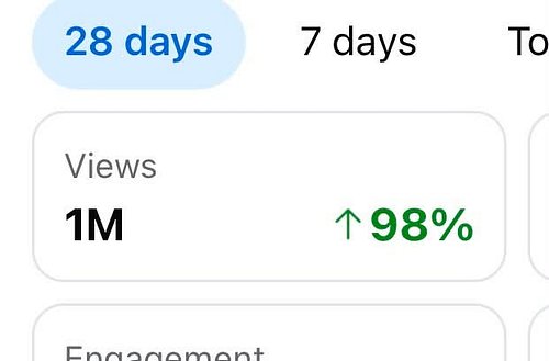 Y’all…

Ya boy hit ONE MILLION views in the past month!

When I first started posting my art it mostly felt like I was just c...