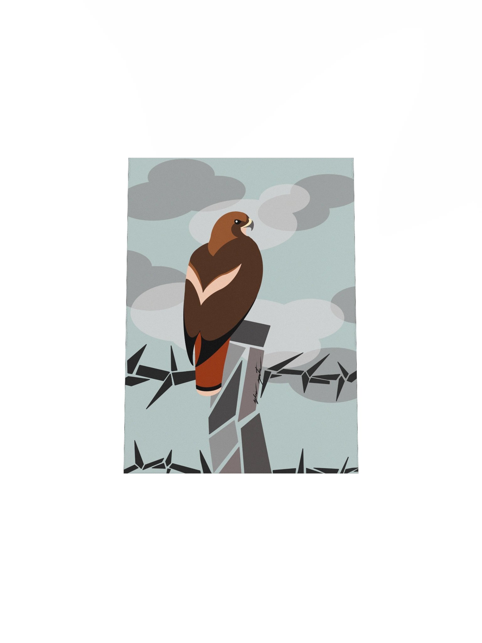 Abstract Birds: Red-tailed Hawk product image (12)